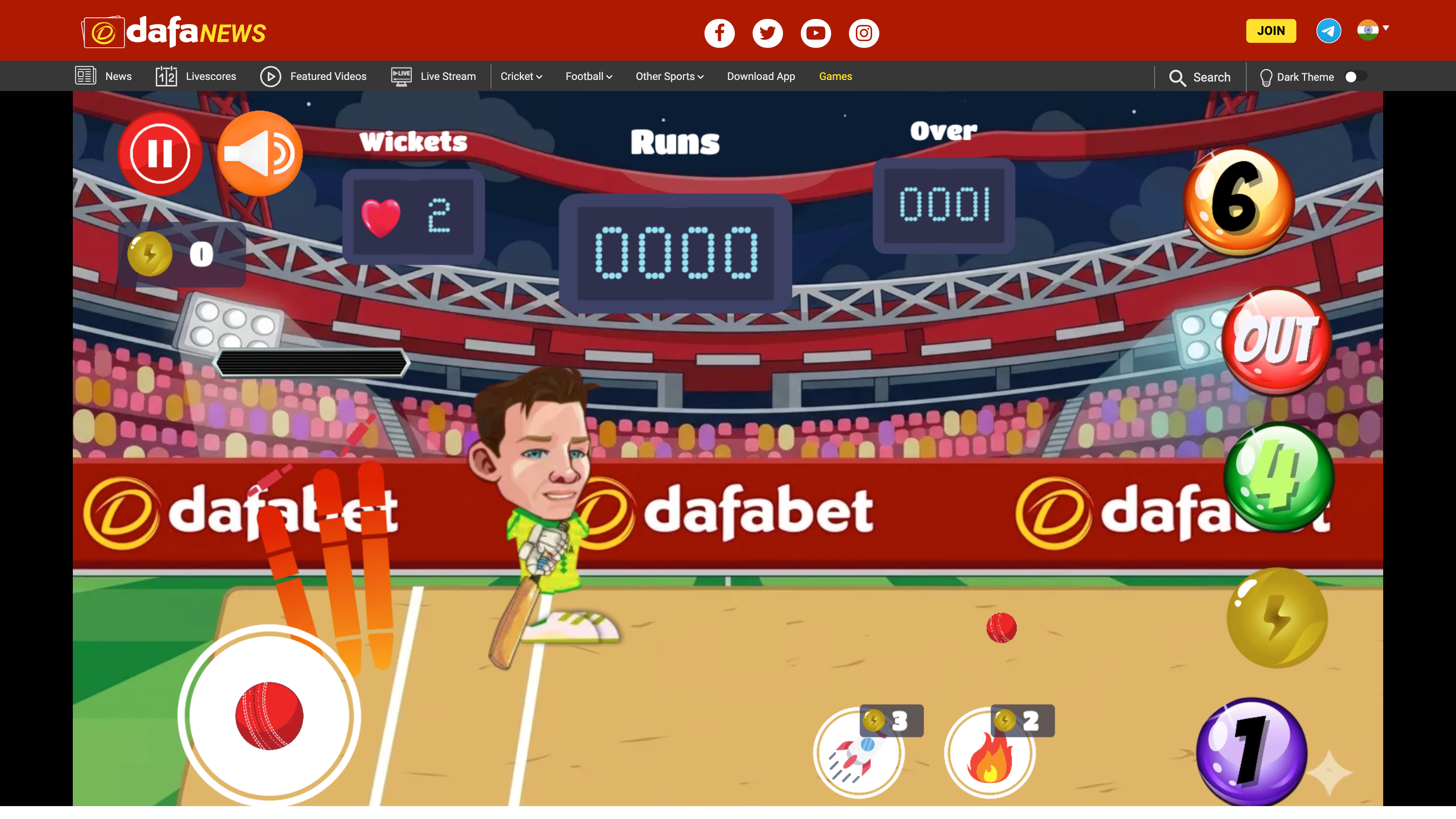 IPL Minigame — Dafabet desktop view 1 of 1