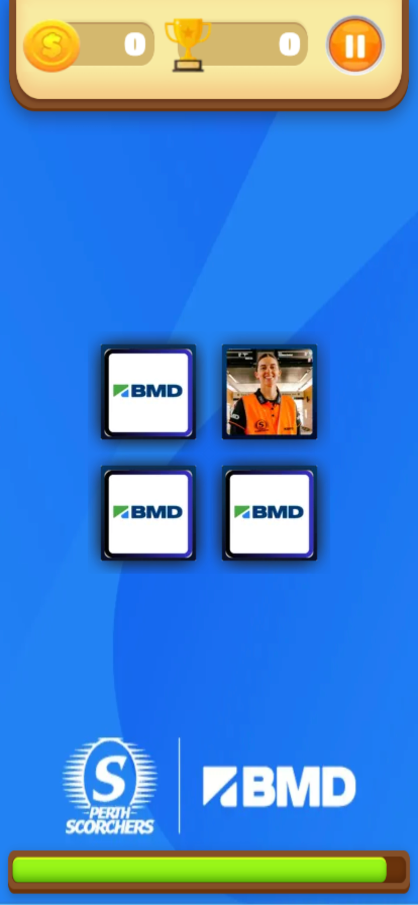 Memory Match Game — Perth Scorchers mobile view 1 of 1