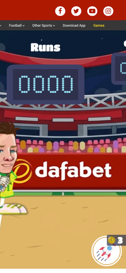 Dafabet IPL cricket minigame