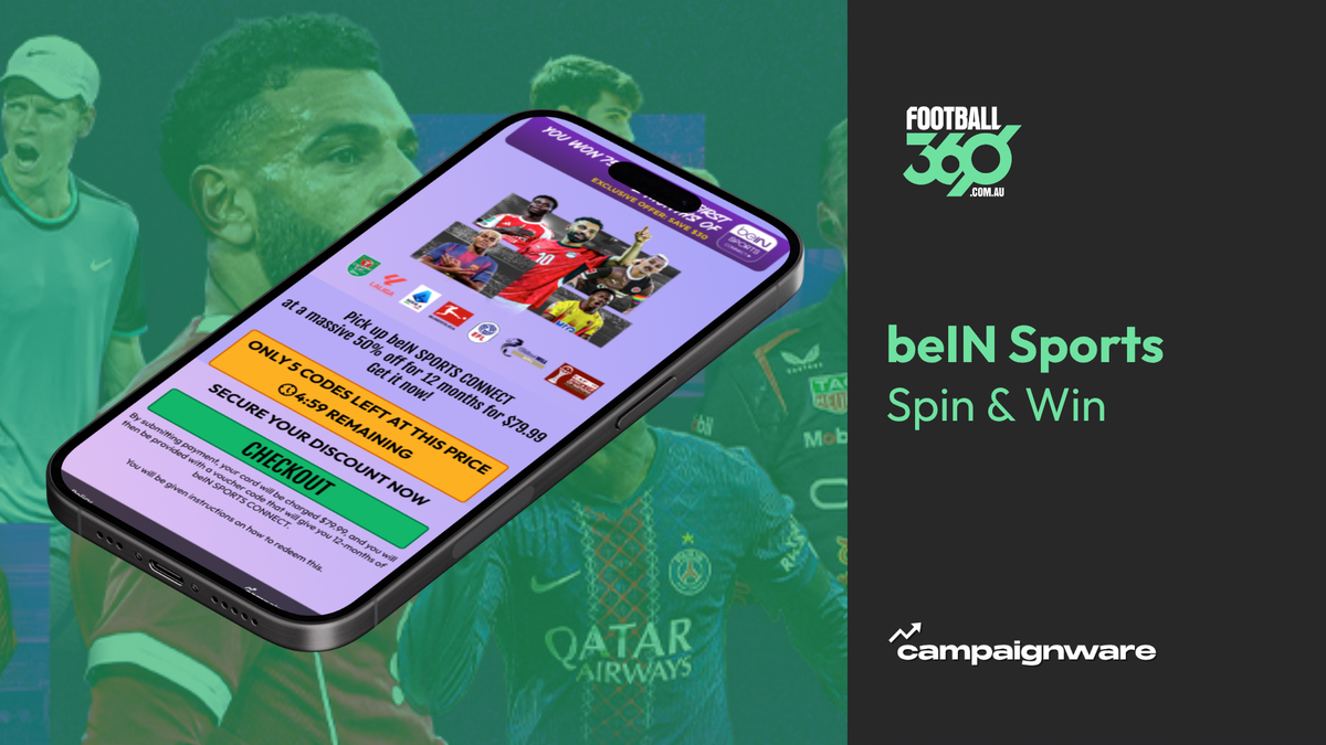 beIN Connect Spin and Win campaign by Football 360