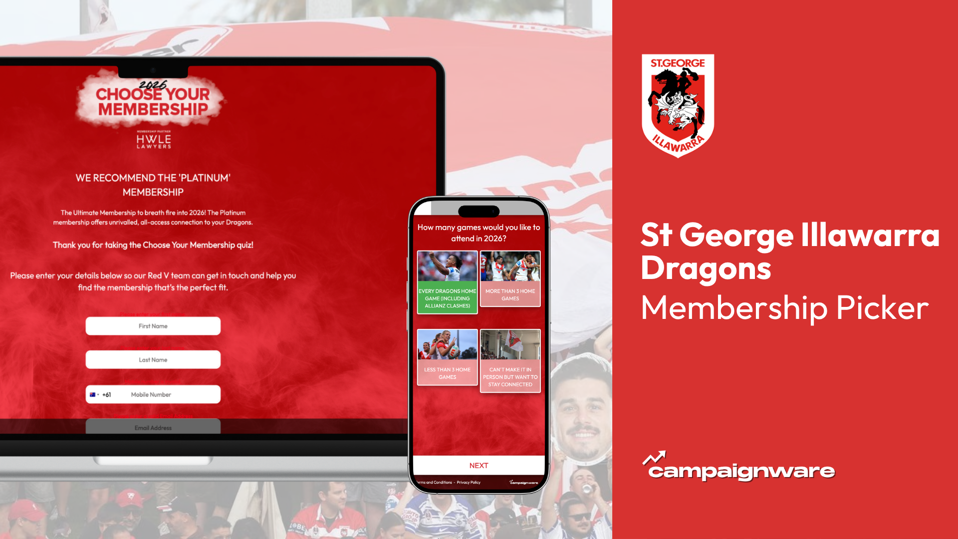 Red V Membership Picker hero