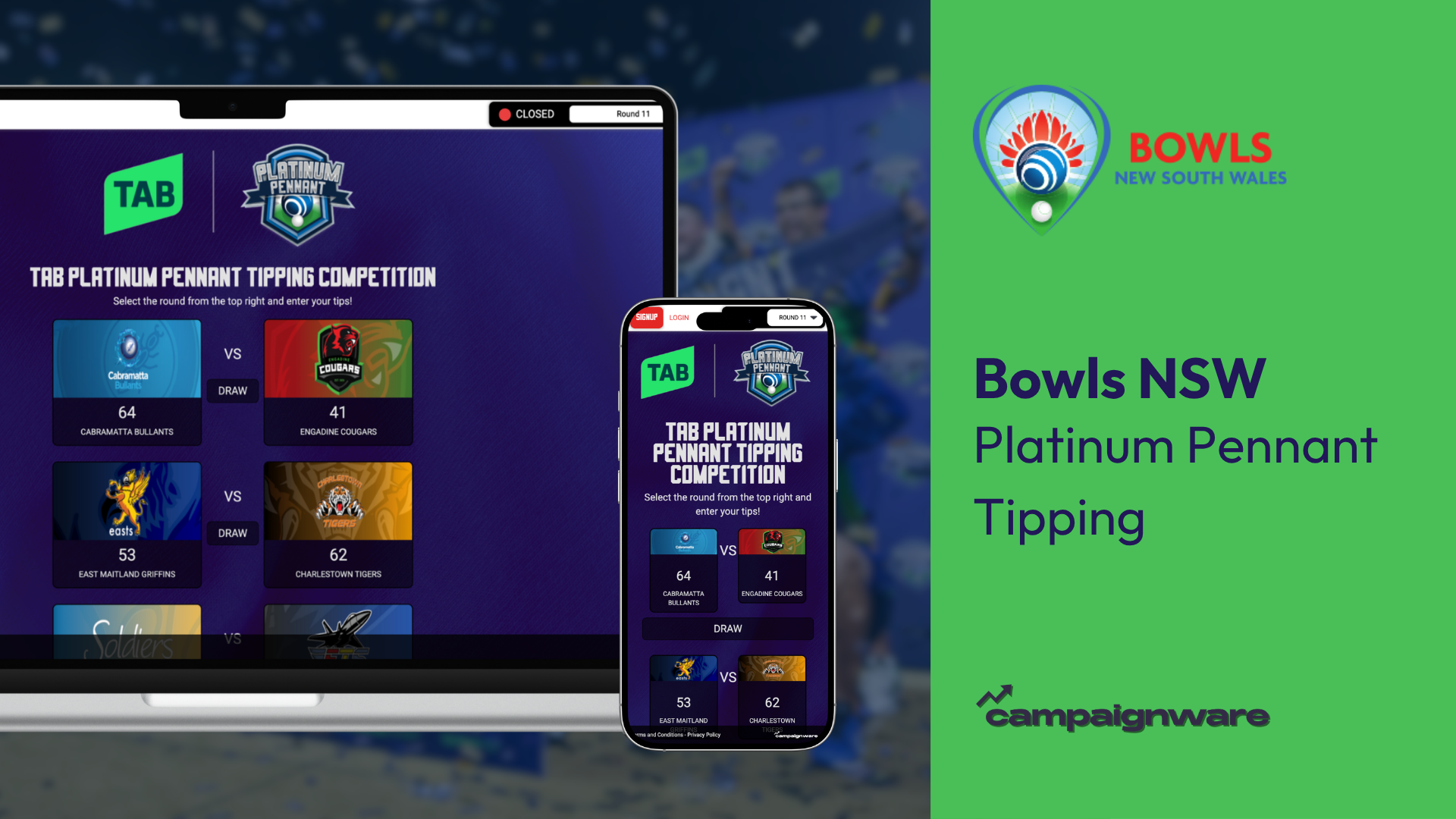 TAB Platinum Pennant Tipping hero