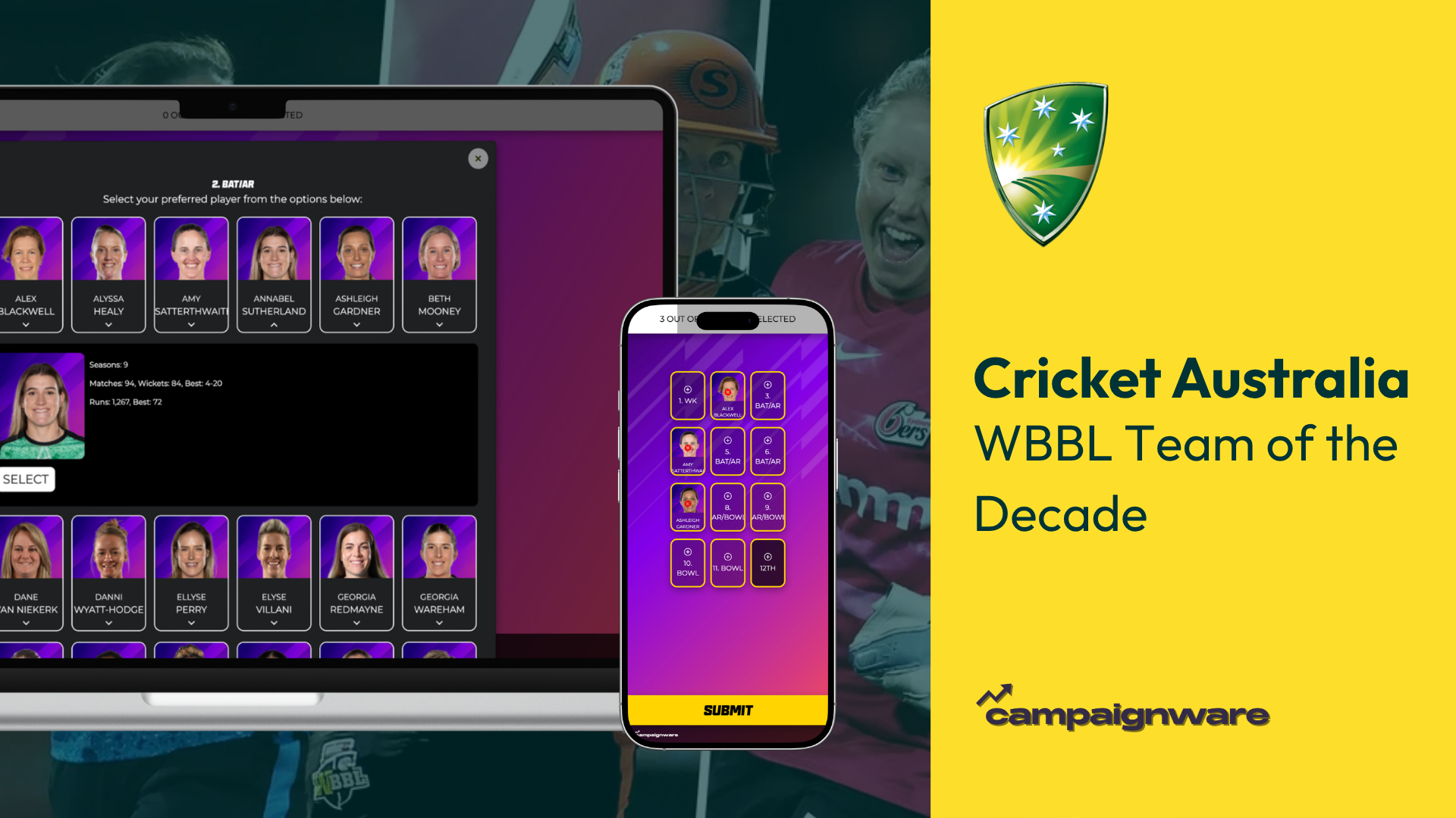 WBBL Team of the Decade Selector hero