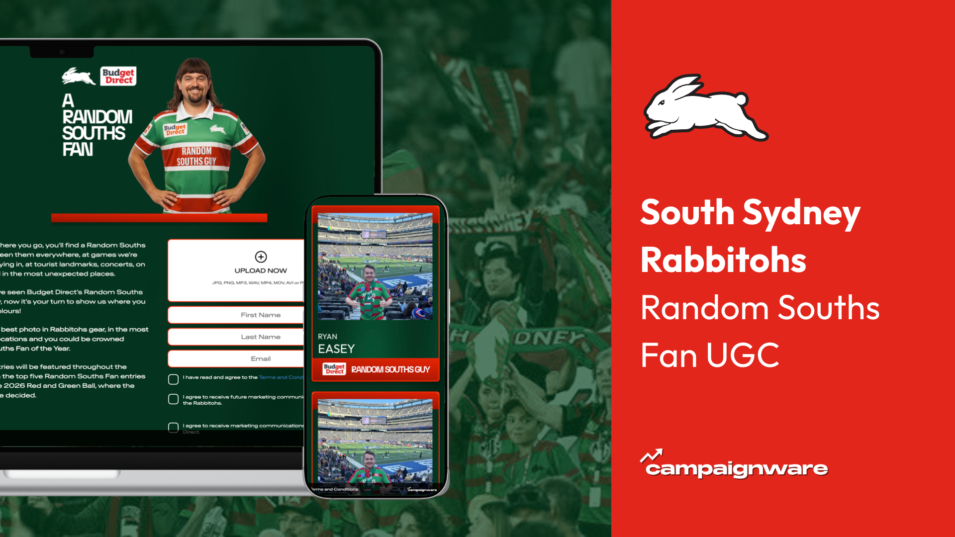 Random Souths Fan UGC — South Sydney Rabbitohs showcase header